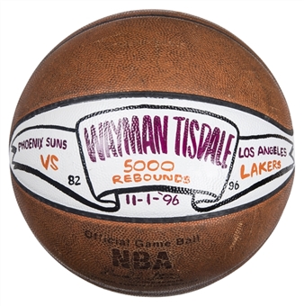 1996 Wayman Tisdale 5000 Rebound Painted Official Game Ball (Tisdale Family LOA)